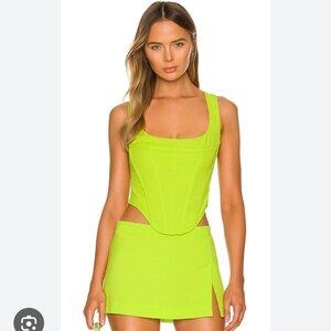 Miaou Campbell Corset and Micro Skirt Set